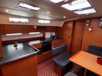 Galley of Grego, a Bavaria Cruiser 45 sailboat at Općina Sukošan, Croatia