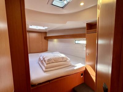 Cabin on Grego, a Bavaria Cruiser 45 sailboat at Općina Sukošan, Croatia