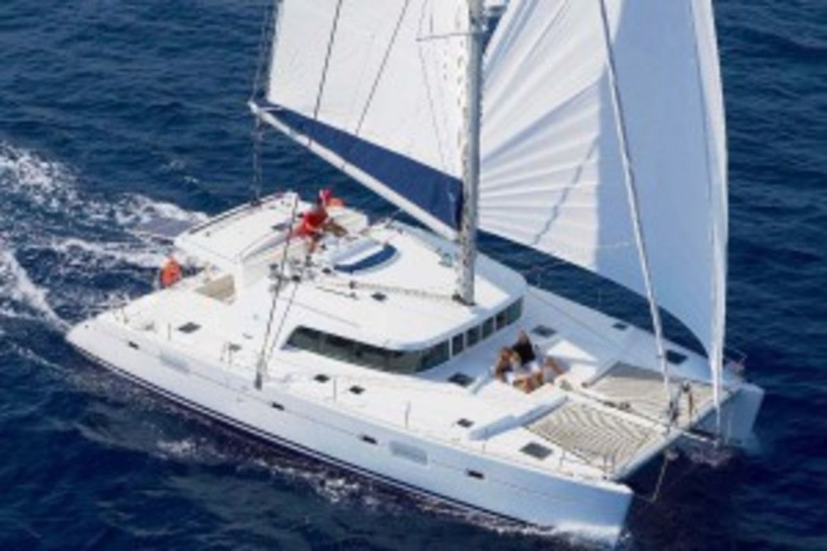 Exterior view of Vip One, a Lagoon 500 catamaran at San Blas, Corazon de Jesus, Panama