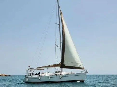 Exterior view of ORION XI, a Beneteau Cyclades 43.3 sailboat at Volos Municipality, Greece