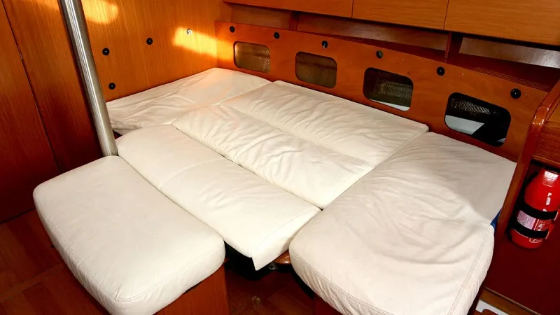 Salon of ORION XI, a Beneteau Cyclades 43.3 sailboat at Volos Municipality, Greece