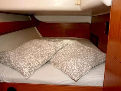 Cabin on ORION XI, a Beneteau Cyclades 43.3 sailboat at Volos Municipality, Greece