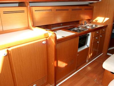 Galley of ORION XI, a Beneteau Cyclades 43.3 sailboat at Volos Municipality, Greece