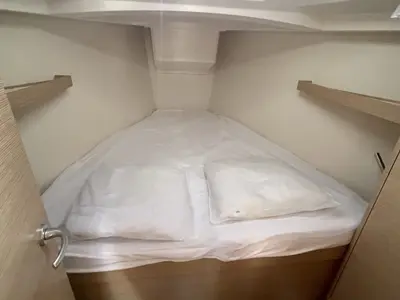 Cabin on URSA, a Hanse Yachts Hanse 348 sailboat at Cogolin, France