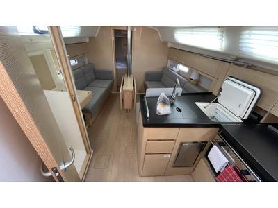 Galley of URSA, a Hanse Yachts Hanse 348 sailboat at Cogolin, France
