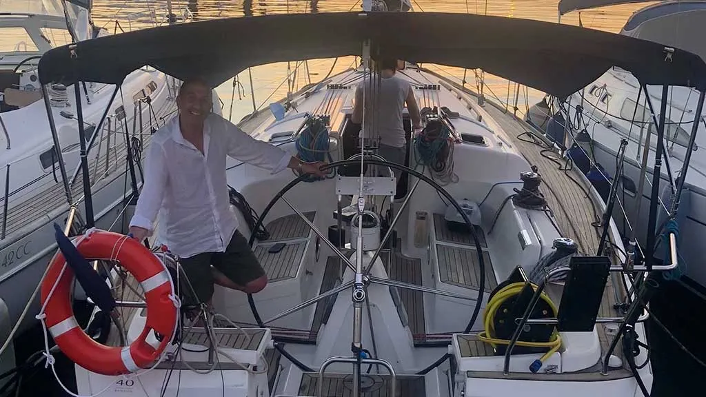 Cabin 2, a Dufour Dufour 40 sailboat at Capo d'Orlando, Italy