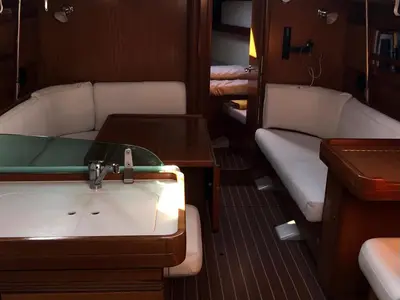 Cabin 2, a Dufour Dufour 40 sailboat at Capo d'Orlando, Italy