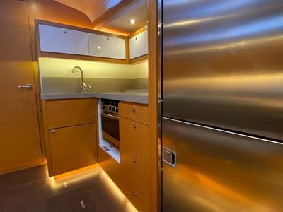 Galley of Nami, a Dufour 470 sailboat at Dénia, Spain