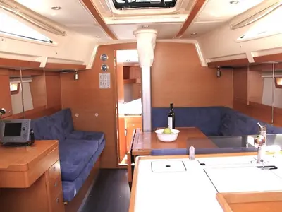 Salon of Arianna, a Elan 410 sailboat at Općina Rogoznica, Croatia
