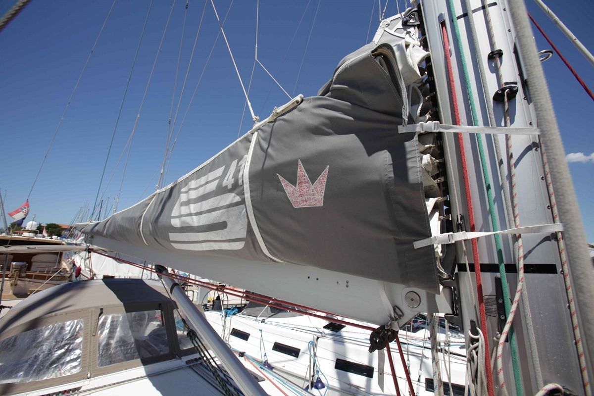 Let's Dance, a Bavaria Cruiser 41S sailboat at Pirovac, Croatia