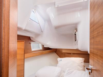 Cabin on Best Secret, a Elan Impression 40.1 sailboat at Punat, Croatia