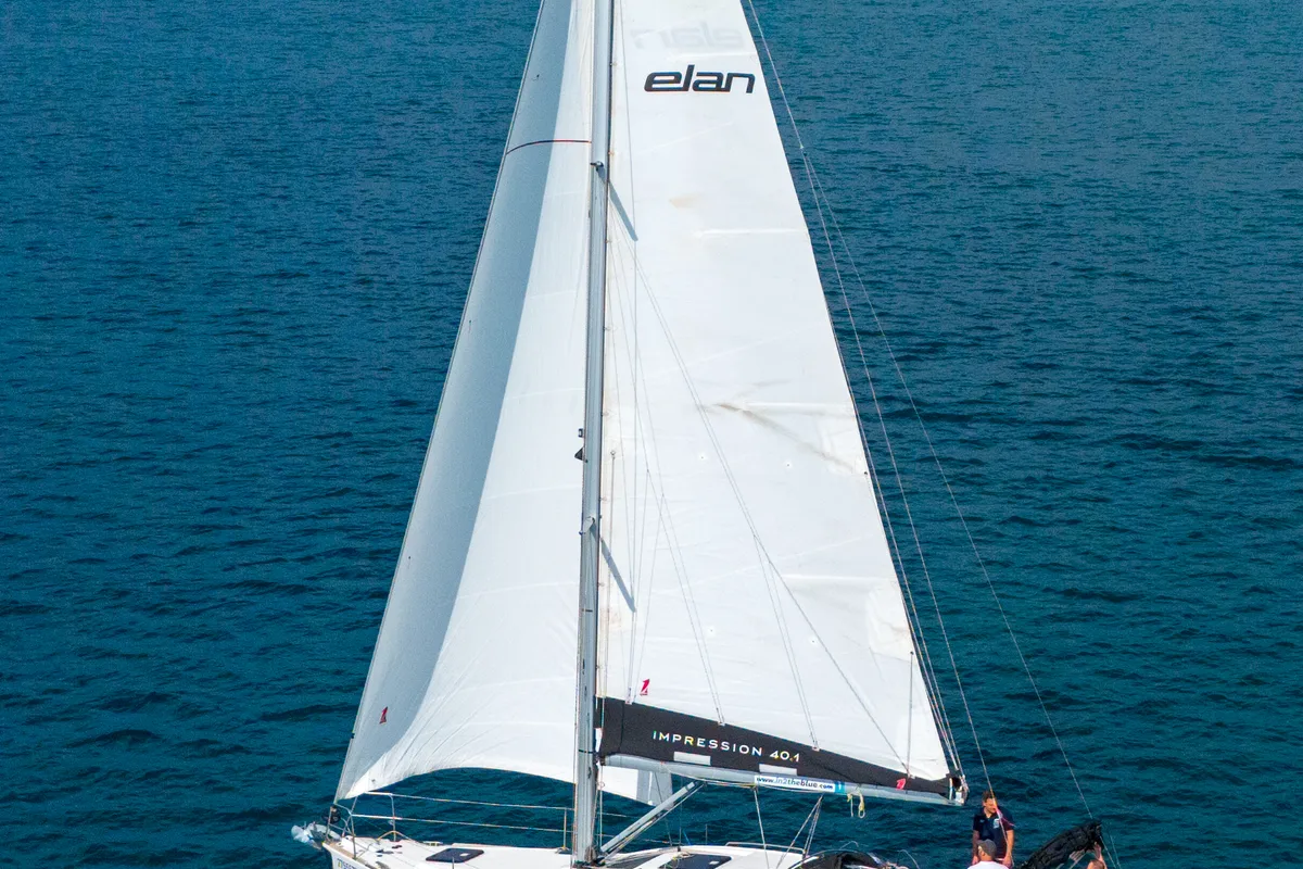 Exterior view of Best Secret, a Elan Impression 40.1 sailboat at Punat, Croatia