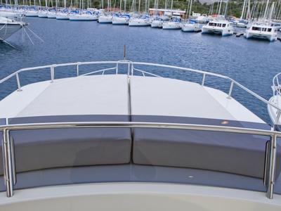 Deck of Anna Sophie, a Adagio Yachts Adagio Europa 51.5 motorboat at Primošten, Croatia