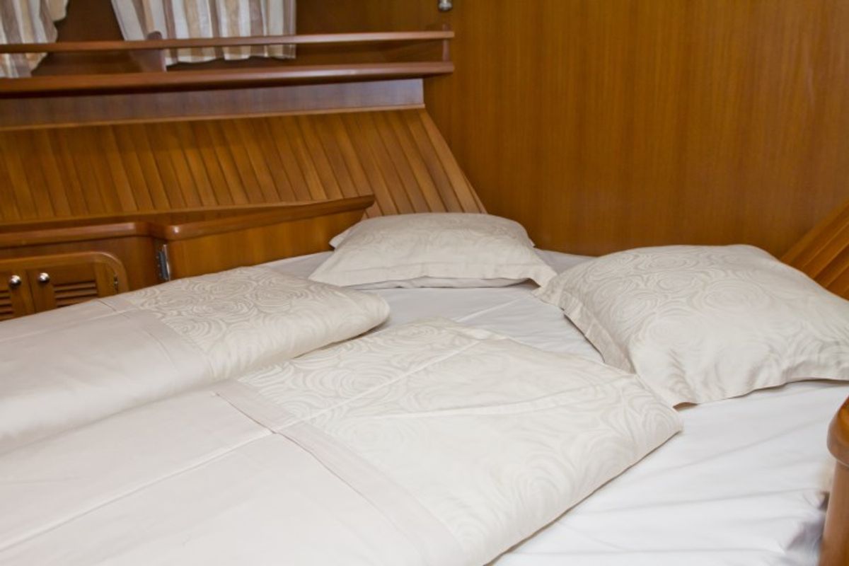 Cabin on Anna Sophie, a Adagio Yachts Adagio Europa 51.5 motorboat at Primošten, Croatia