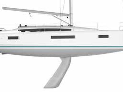 Nantes, a Jeanneau Sun Odyssey 440 sailboat at Capo d'Orlando, Italy