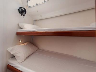 Cabin on Ksenya, a Beneteau Cyclades 43.4 sailboat at Salamina Municipal Unit, Greece