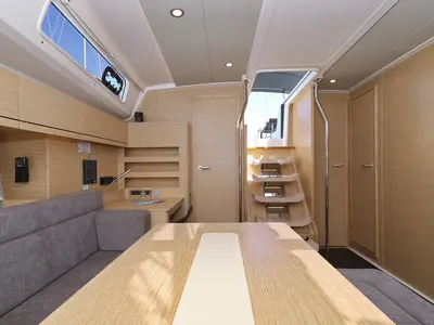 Salon of Khaleesi, a Hanse Yachts Hanse 508 sailboat at Grad Kaštela, Croatia