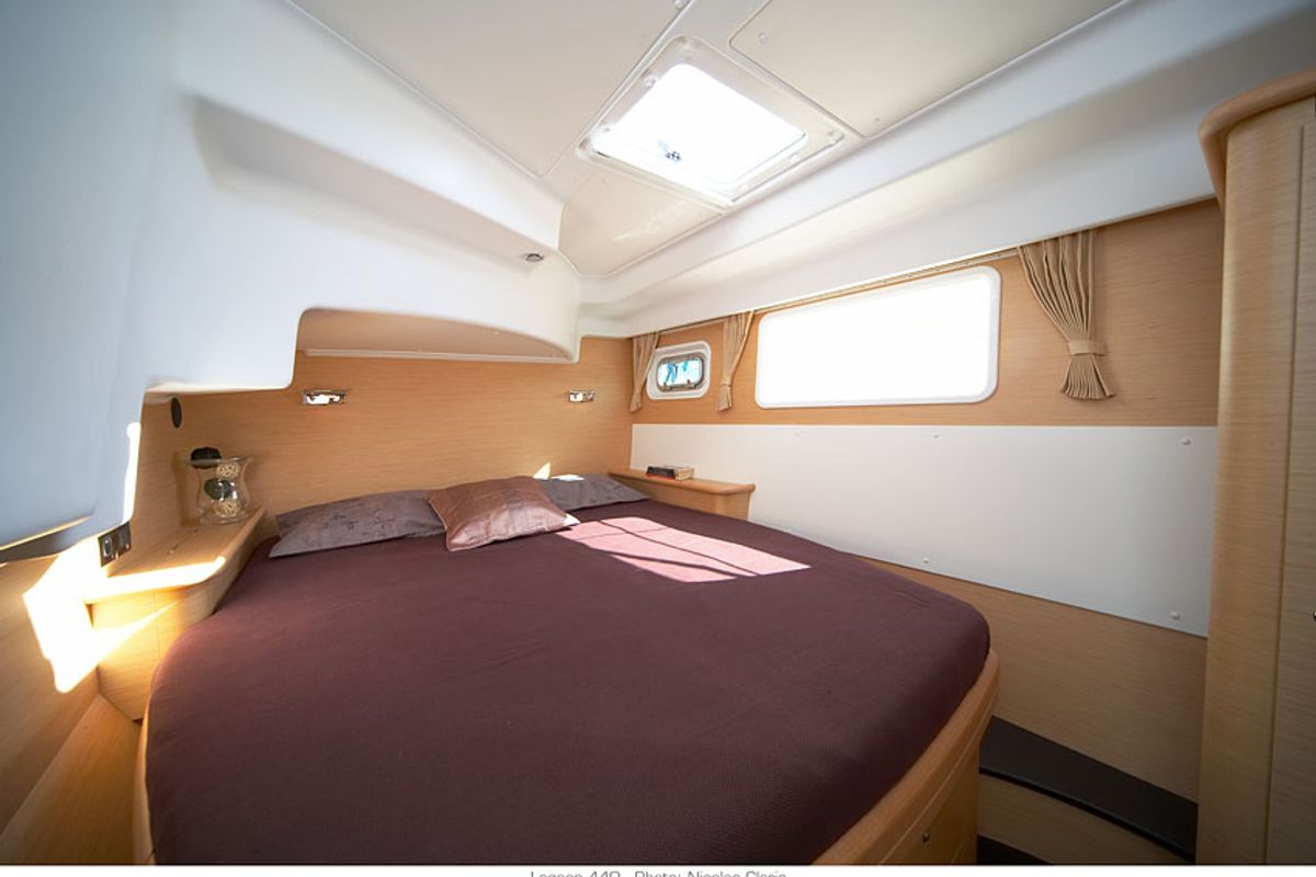 Cabin on Strawberry, a Lagoon 440 catamaran at Preveza, Greece
