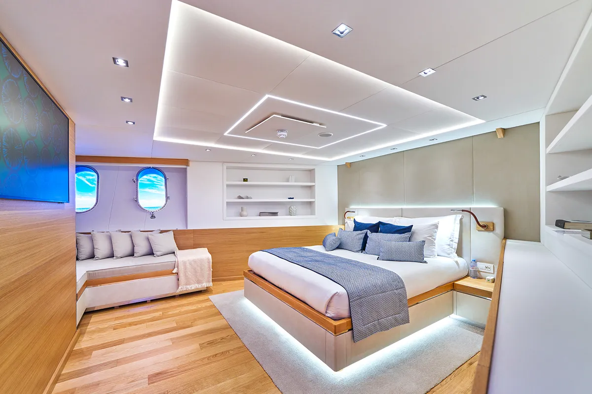 Cabin on ARGO, a Gulet Luxury Motor Yacht yacht at Split, Croatia