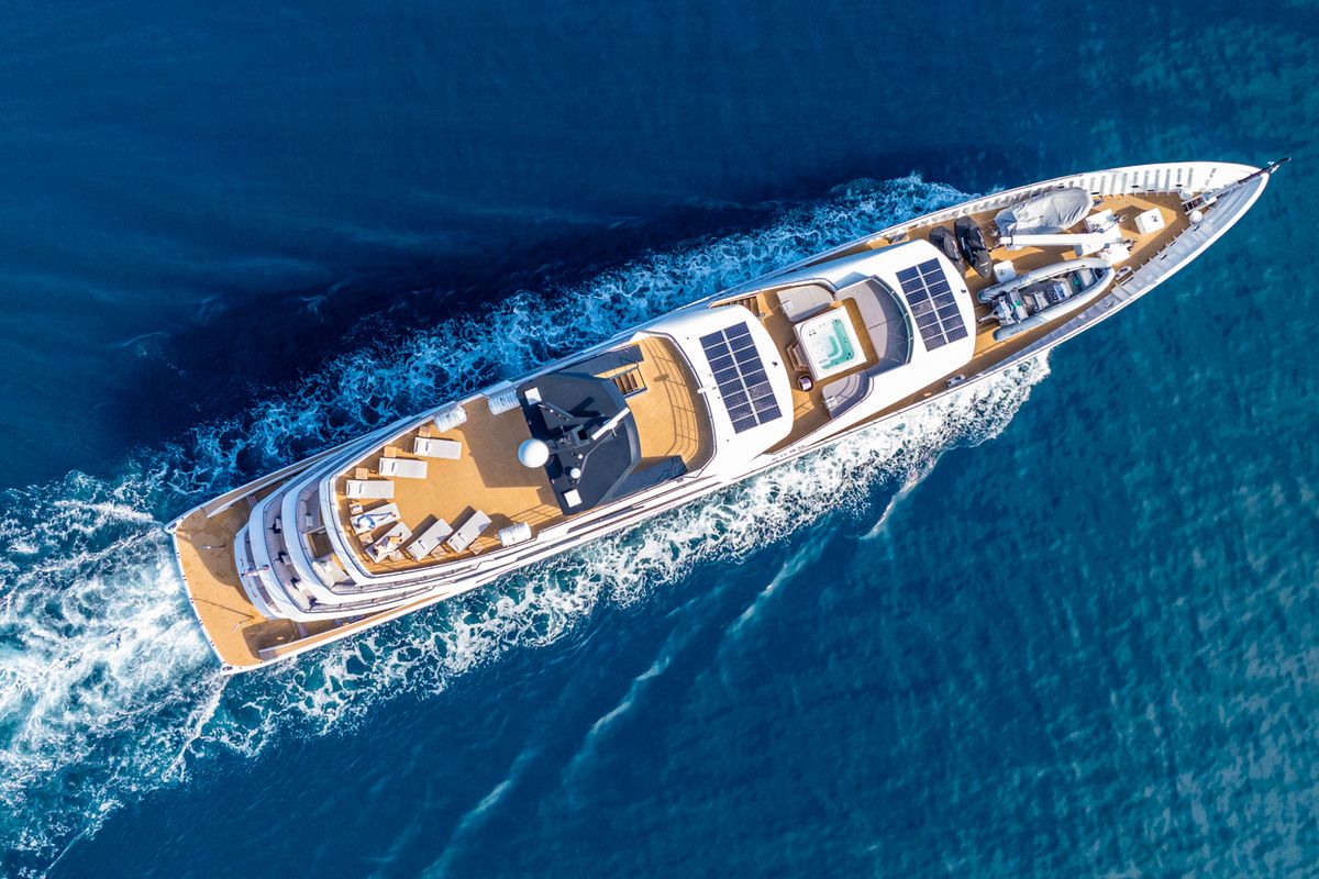 Exterior view of ARGO, a Gulet Luxury Motor Yacht yacht at Split, Croatia