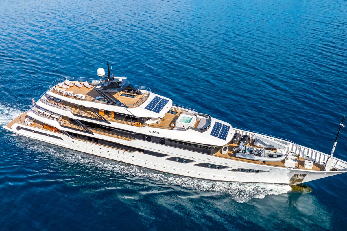 Exterior view of ARGO, a Gulet Luxury Motor Yacht yacht at Split, Croatia