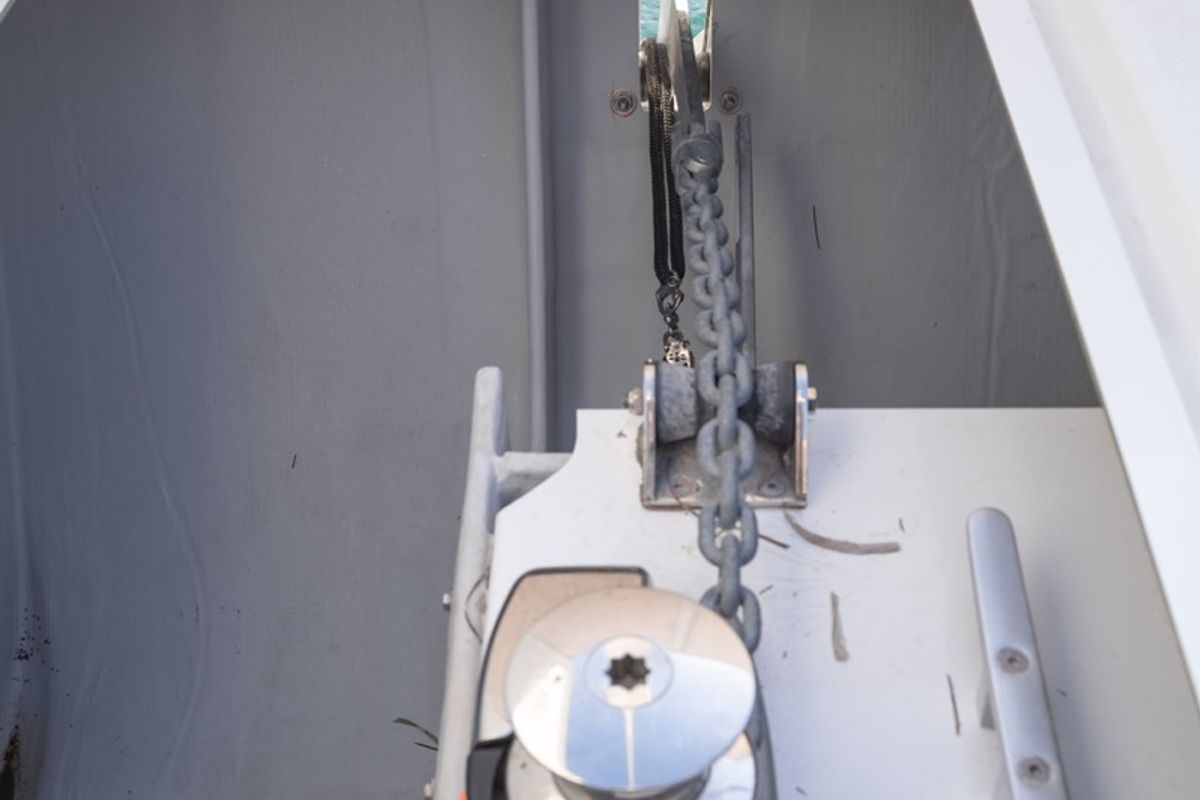 Blue Mandarin, a Fountaine Pajot Tanna 47 catamaran at Olbia, Italy