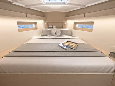 Cabin on Mercator, a Beneteau Oceanis 37.1 sailboat at Municipal Unit of Lefkada, Greece