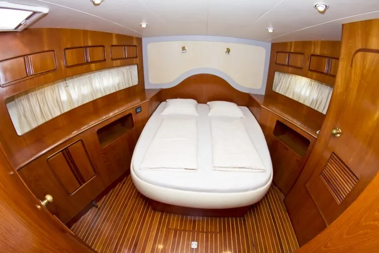 Cabin on Royal, a Yaretti 1910 yacht at Primošten, Croatia