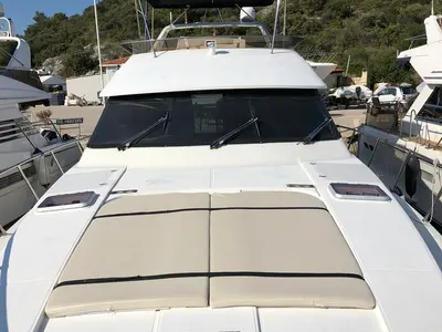 Deck of Royal, a Yaretti 1910 yacht at Primošten, Croatia