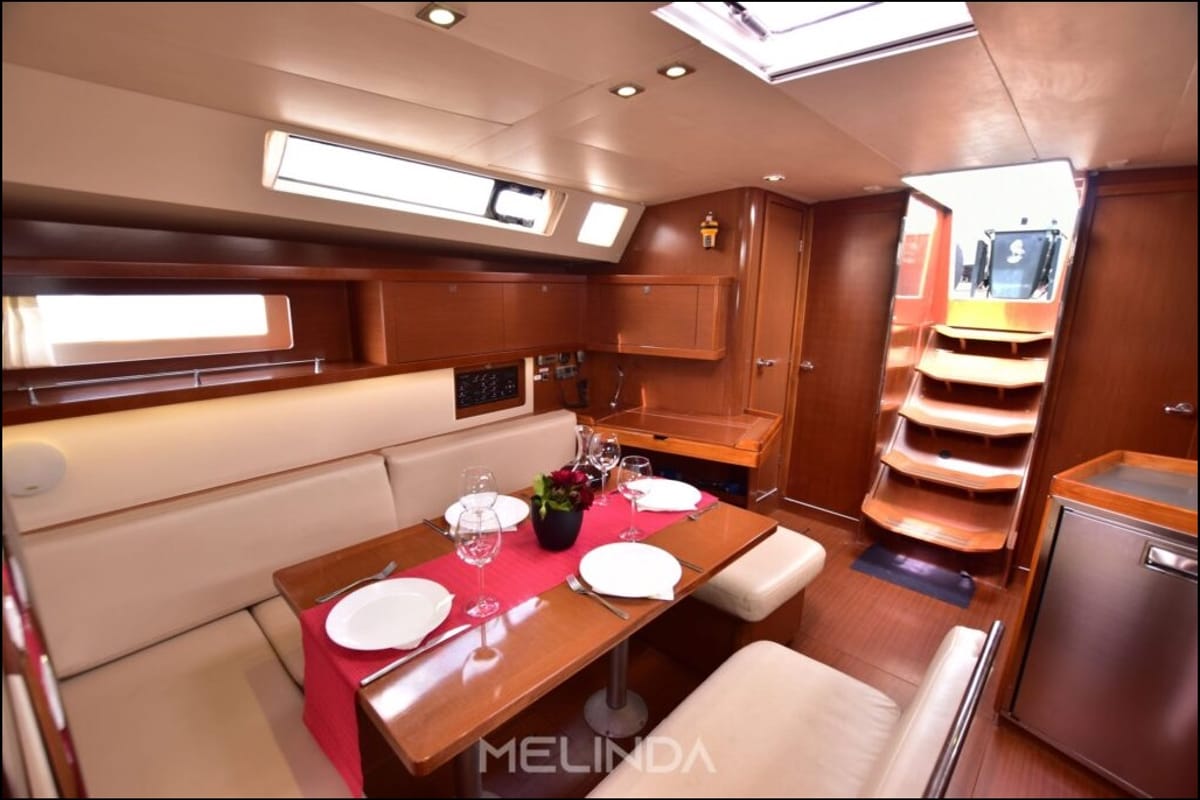 Melinda, a Beneteau Oceanis 45 sailboat at Municipal Unit of Lefkada, Greece