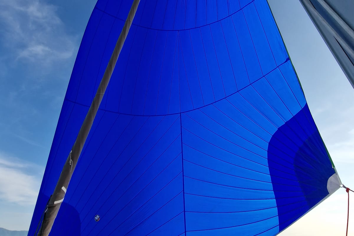 Exterior view of Aurora, a Jeanneau Sun Odyssey 45DS sailboat at Volos Municipality, Greece