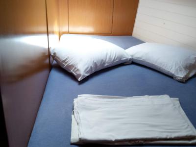 Cabin on Esperos, a Bavaria 45 Cruiser sailboat at Sami Municipal Unit, Greece