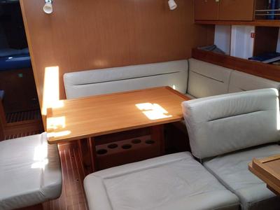 Salon of Esperos, a Bavaria 45 Cruiser sailboat at Sami Municipal Unit, Greece