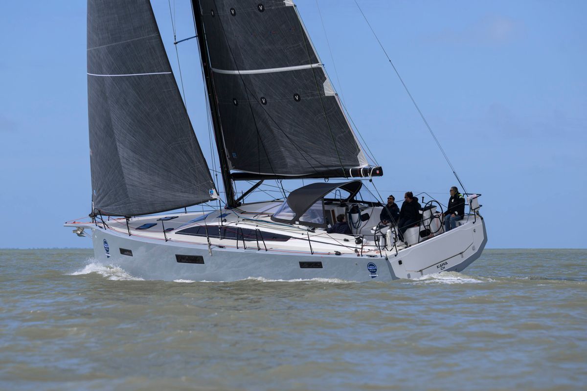 Exterior view of Letibbi, a RM Yachts RM 1380 sailboat at La Rochelle, France
