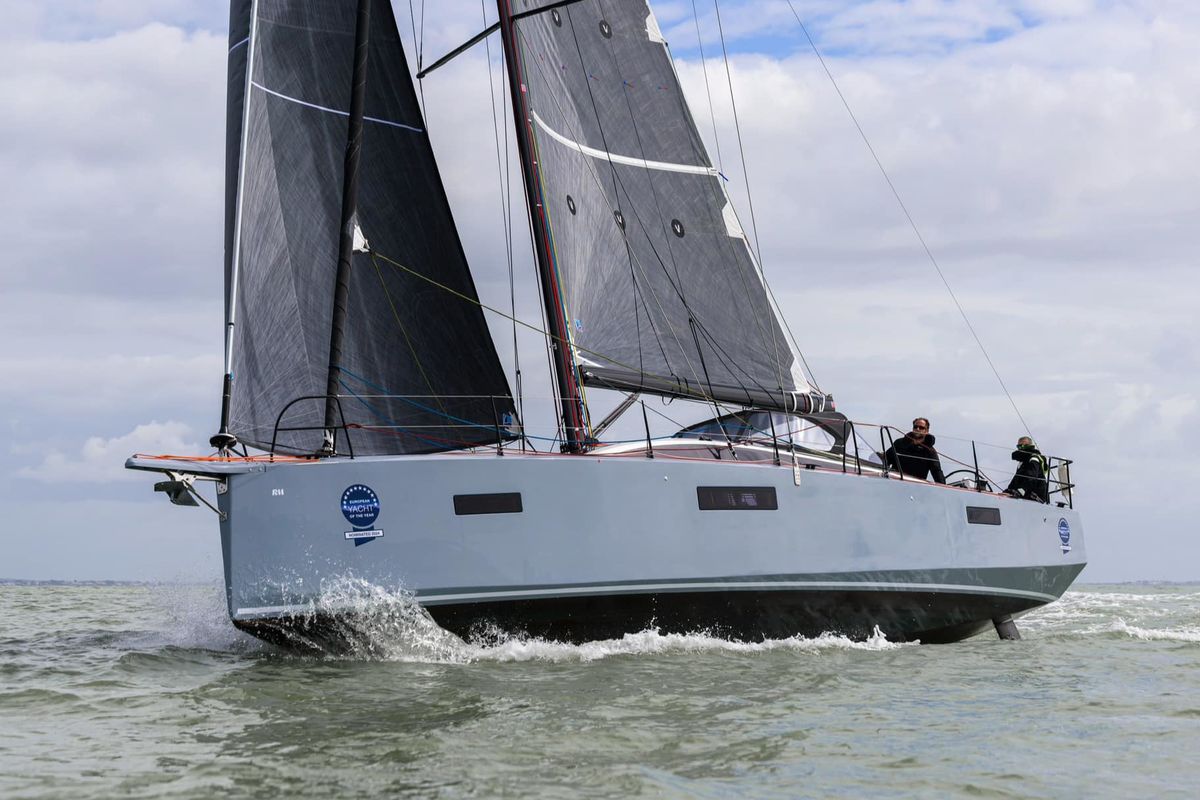 Exterior view of Letibbi, a RM Yachts RM 1380 sailboat at La Rochelle, France