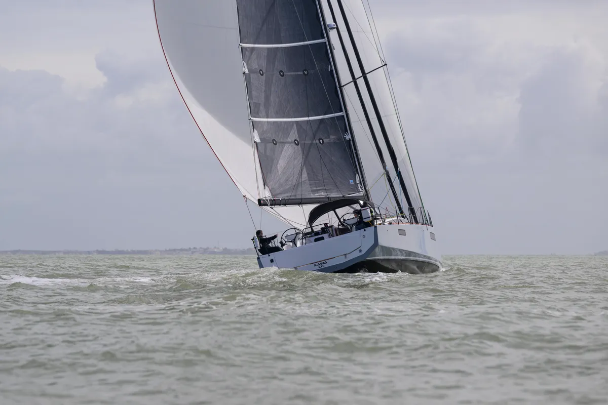 Exterior view of Letibbi, a RM Yachts RM 1380 sailboat at La Rochelle, France