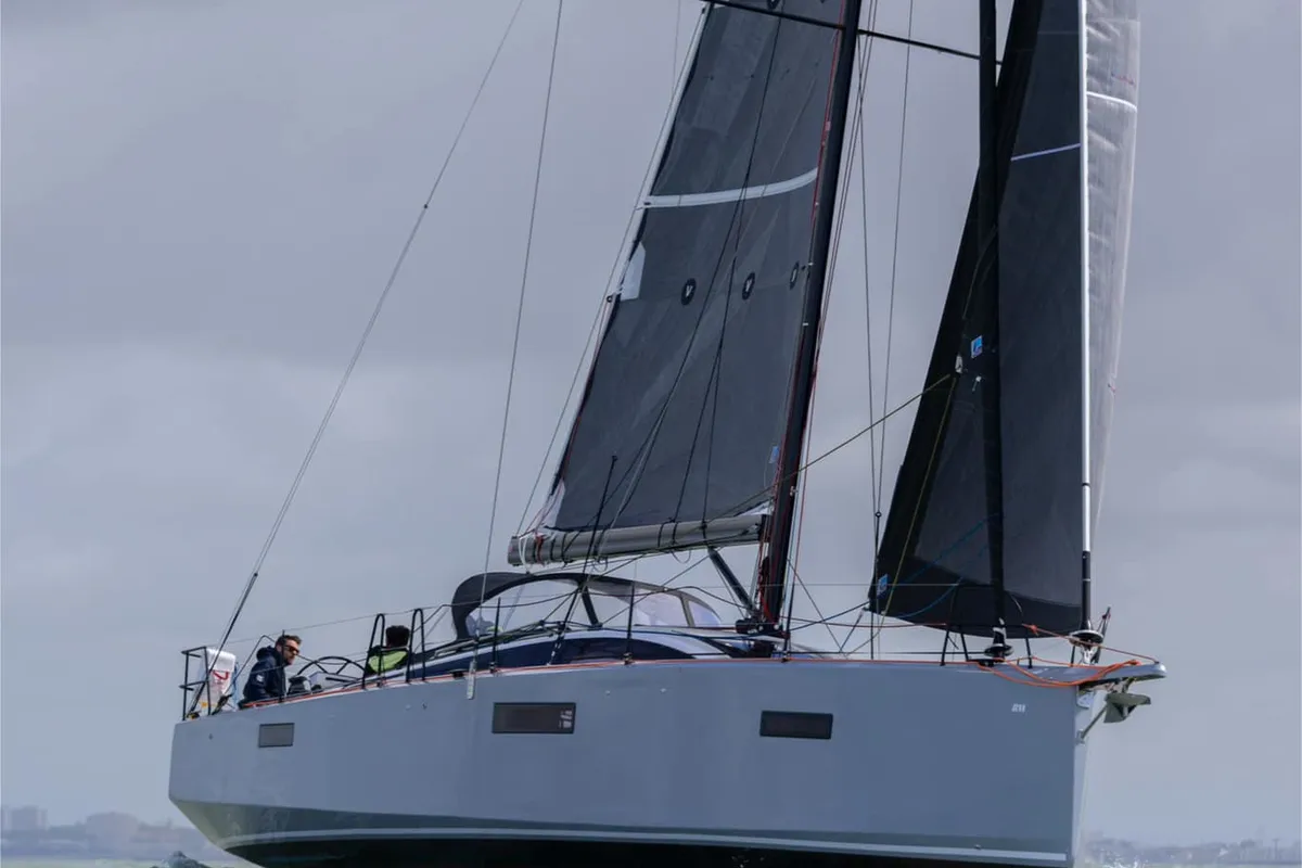 Exterior view of Letibbi, a RM Yachts RM 1380 sailboat at La Rochelle, France