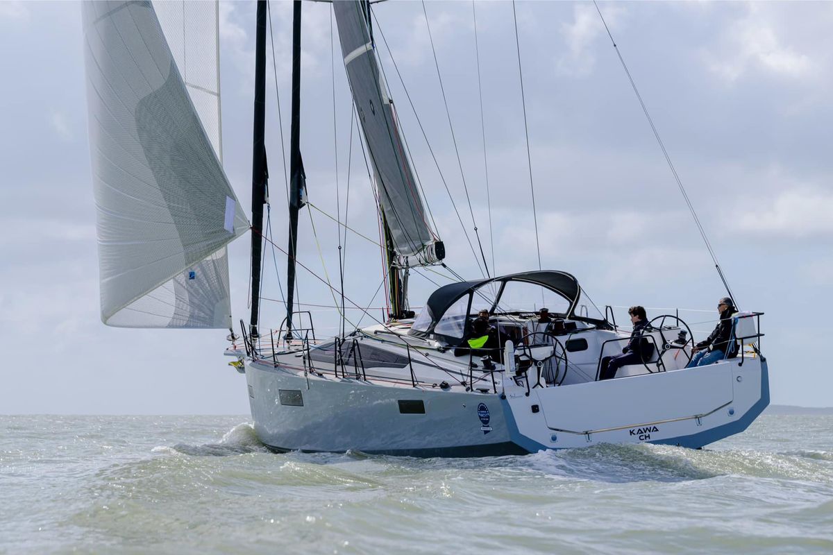 Exterior view of Letibbi, a RM Yachts RM 1380 sailboat at La Rochelle, France