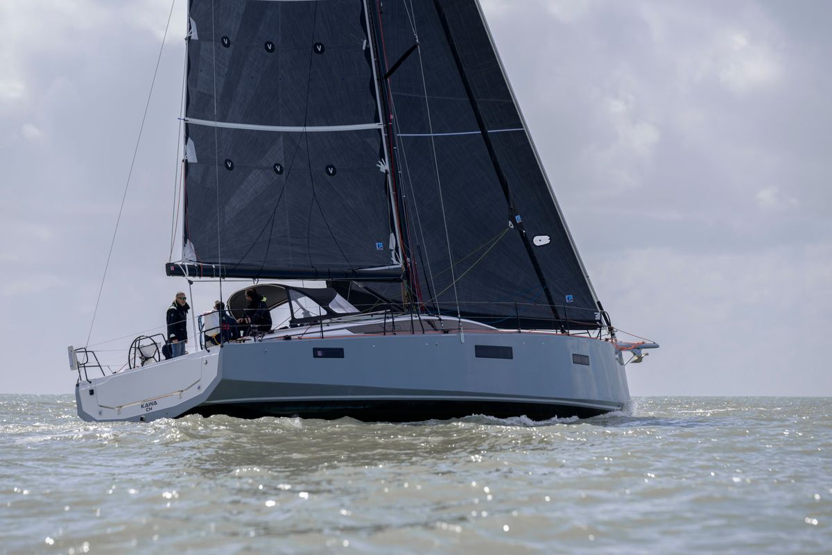 Exterior view of Letibbi, a RM Yachts RM 1380 sailboat at La Rochelle, France