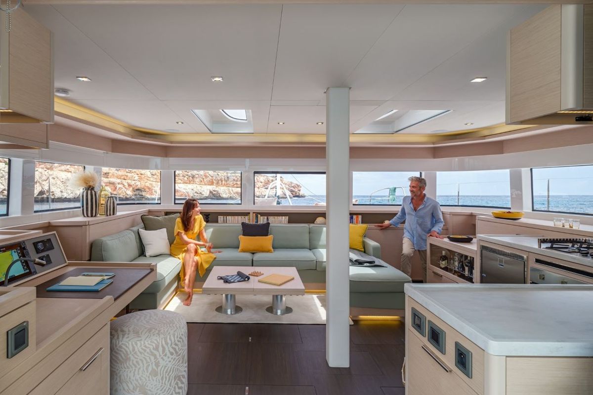 IRIS, a Lagoon 55 catamaran at Palma de Mallorca, Spain