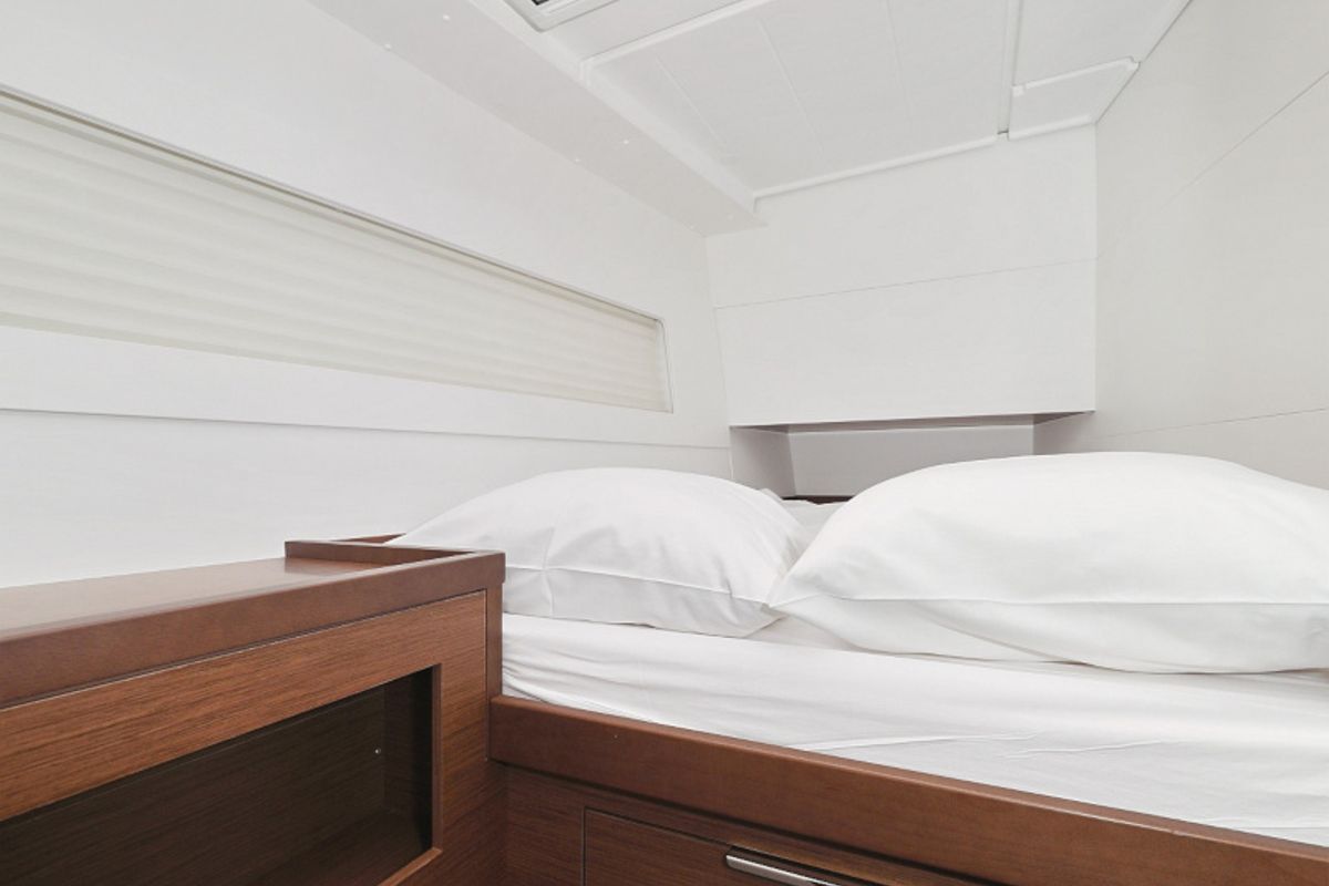 Cabin on LANCELOT, a Lagoon 40 catamaran at Općina Sukošan, Croatia