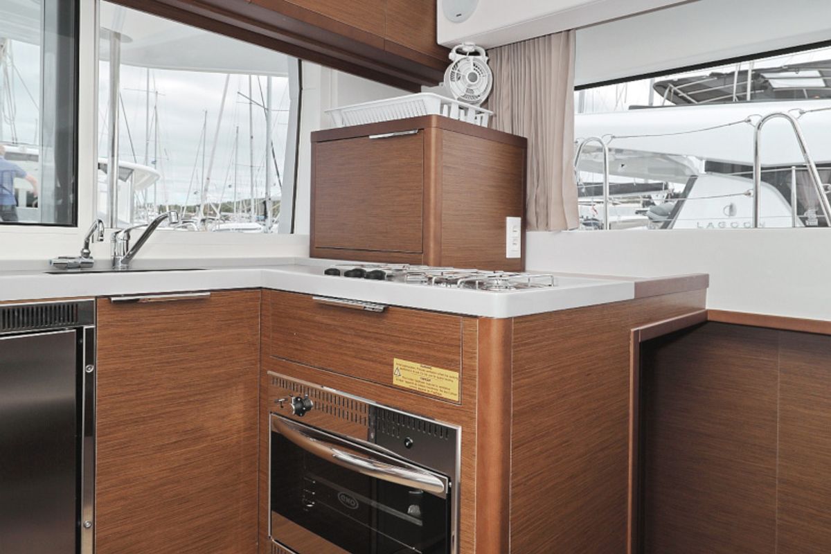Galley of LANCELOT, a Lagoon 40 catamaran at Općina Sukošan, Croatia