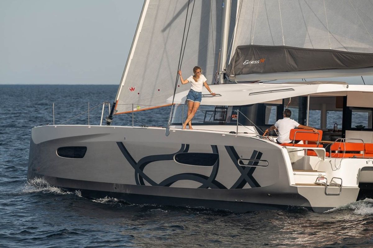 Exterior view of Comfort, a Excess 14 catamaran at Grimaud, France
