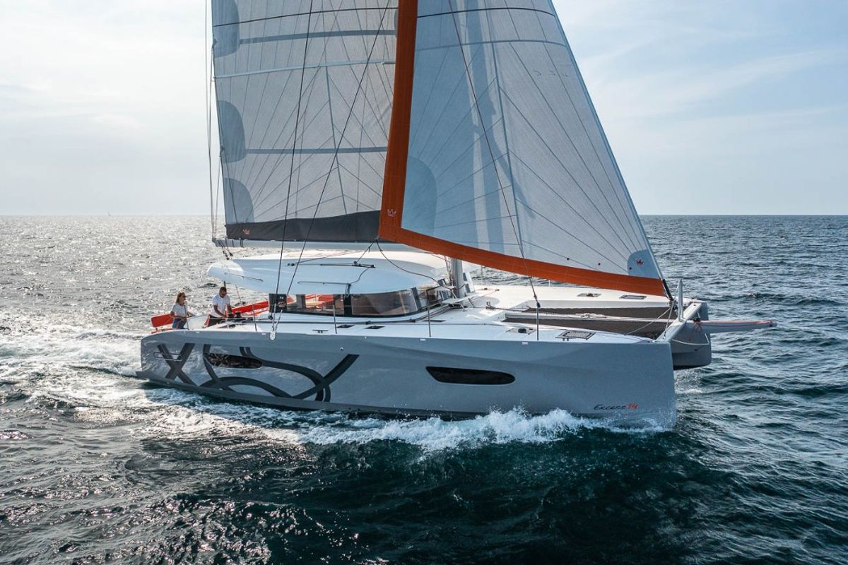 Exterior view of Comfort, a Excess 14 catamaran at Grimaud, France
