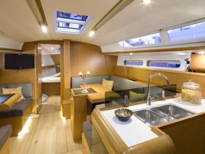 KYBELE , a Jeanneau Sun Odyssey 409 sailboat at Marmaris, Turkey