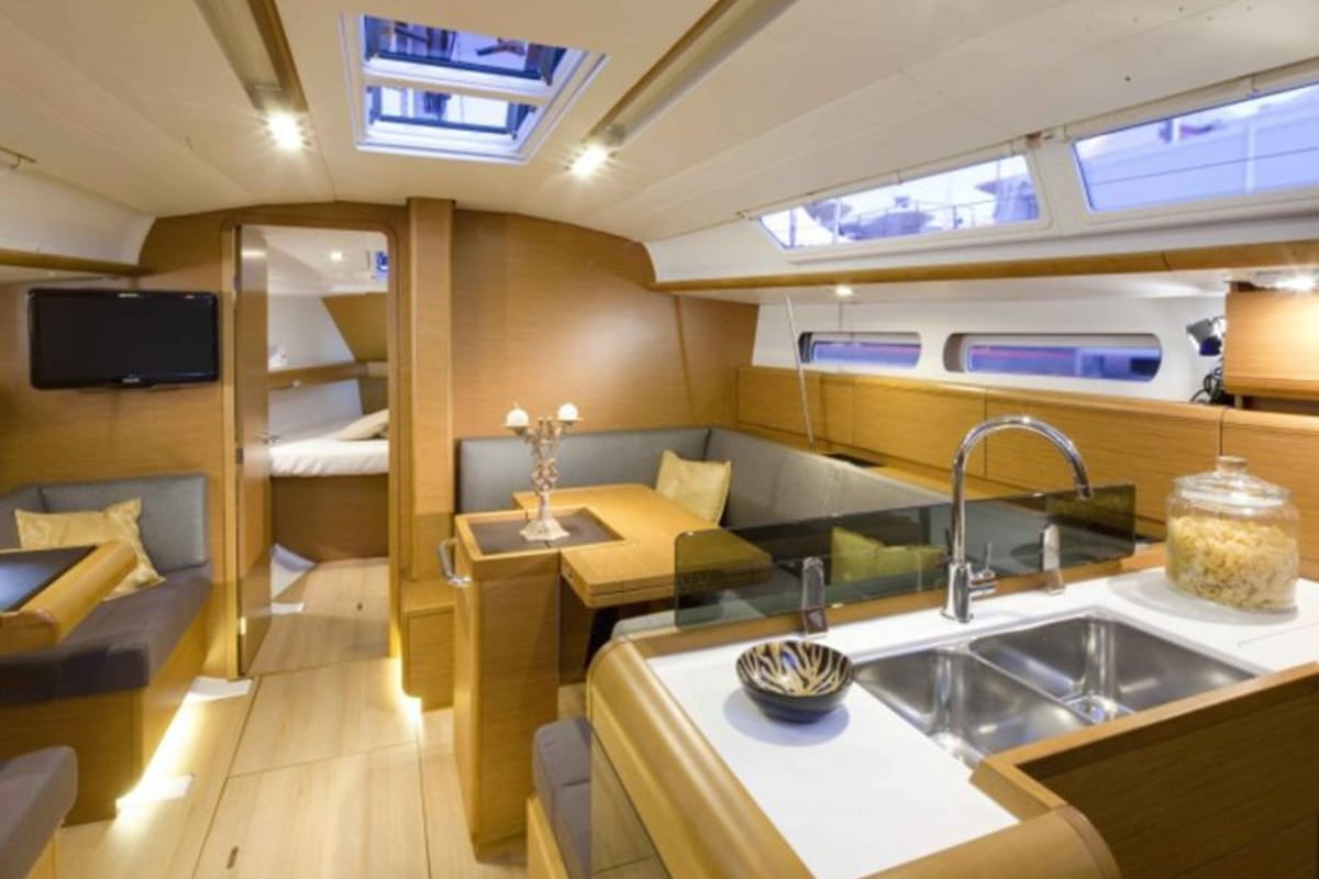 KYBELE , a Jeanneau Sun Odyssey 409 sailboat at Marmaris, Turkey