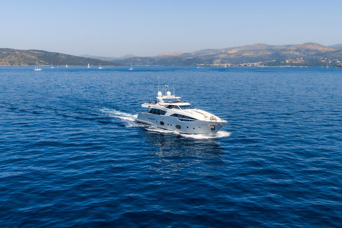 Exterior view of Morning Star, a Gulet Motoryacht yacht at Seget Donji, Croatia