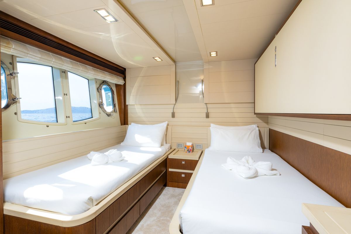 Cabin on Morning Star, a Gulet Motoryacht yacht at Seget Donji, Croatia