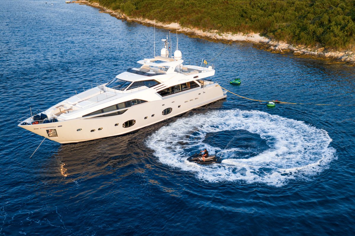 Exterior view of Morning Star, a Gulet Motoryacht yacht at Seget Donji, Croatia
