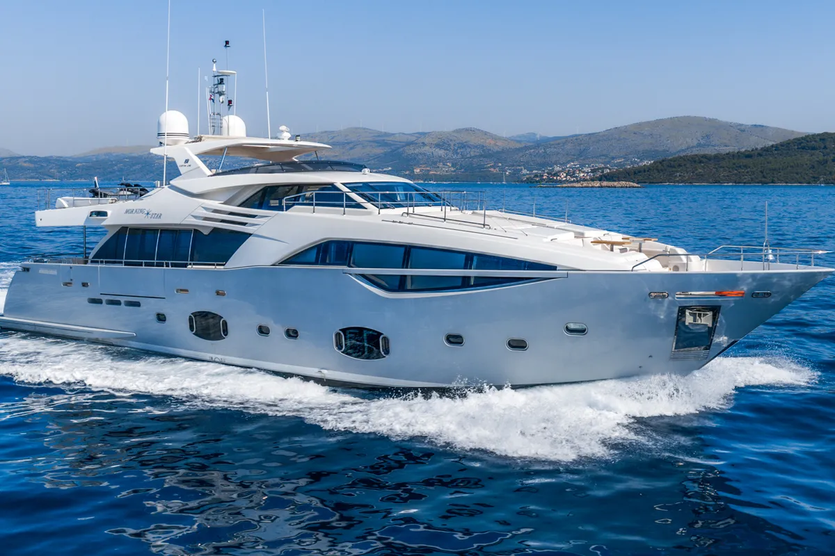 Exterior view of Morning Star, a Gulet Motoryacht yacht at Seget Donji, Croatia